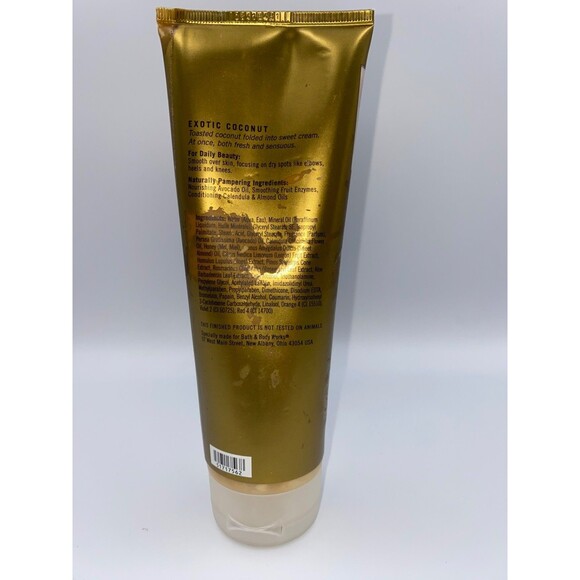 Bath & Body Works EXOTIC COCONUT Body Cream 8 oz NEW RETIRED SCENT RARE FIND! - Picture 3 of 5